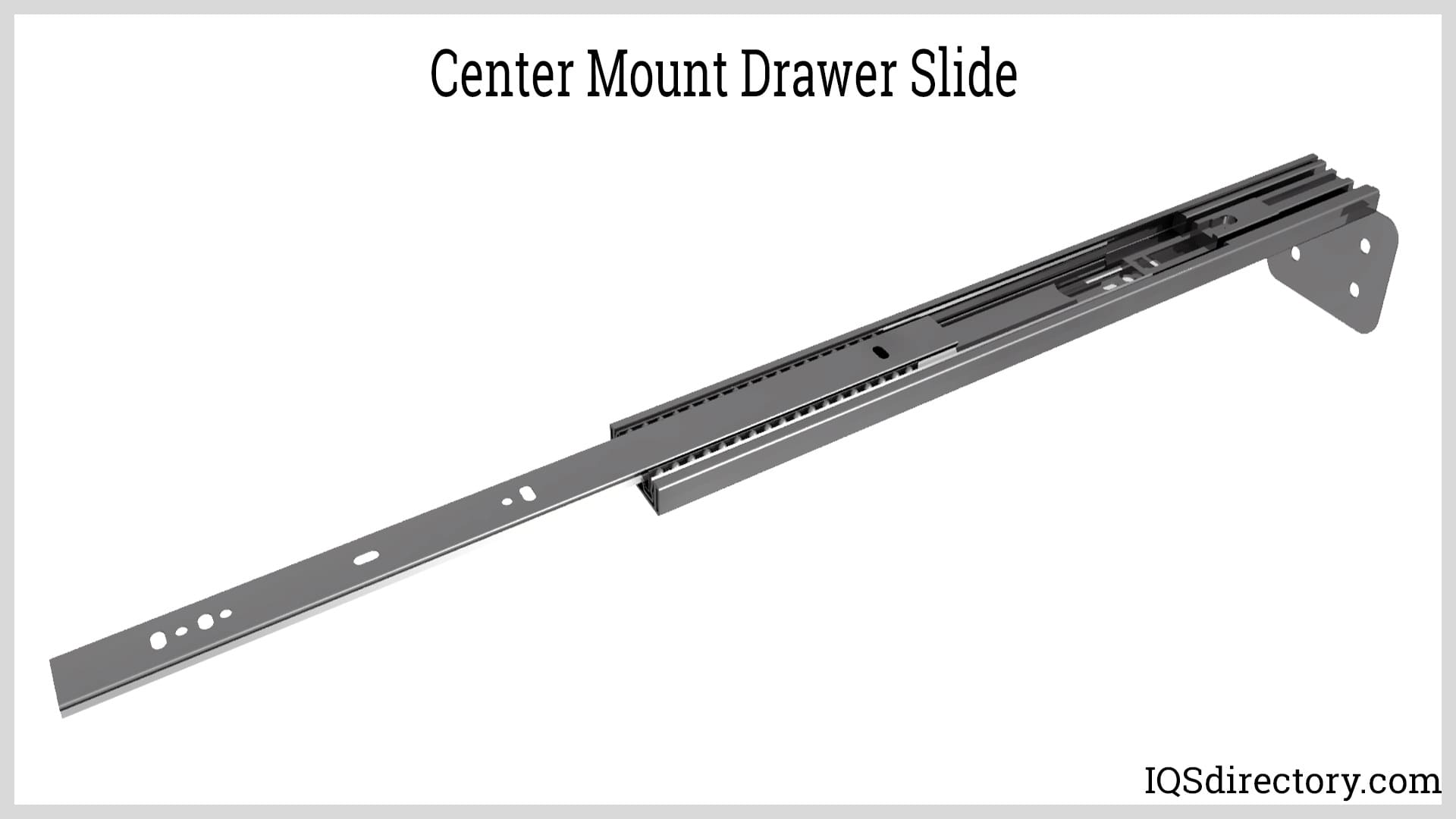 Center Mount Drawer Slide